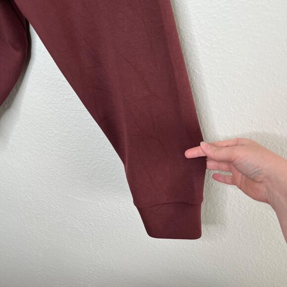 Spanx Womens 1X Half Zip Airessentials Brown Pull Over 50346r - Picture 4 of 13